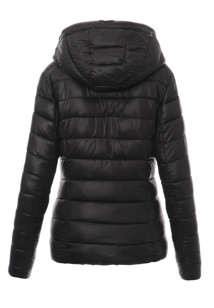 Damska Zimowa Kurtka Ortalionowa Czarna
