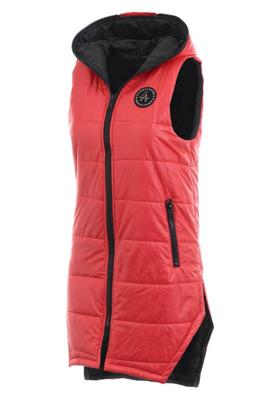 Damska Kamizelka Bezrękawnik Julia Czerwona