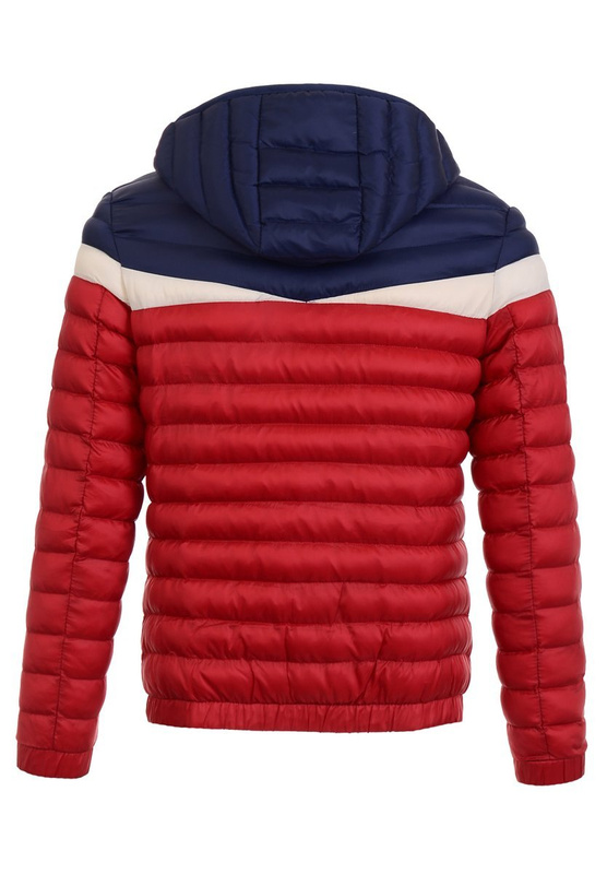 Męska Kurtka Wiosenna - Jesienna Czerwona