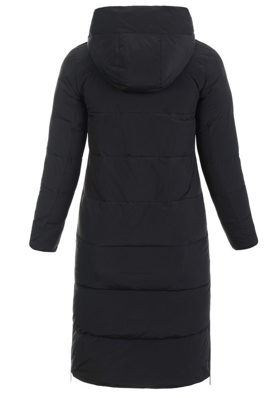 Damska Kurtka Pikowana Długa Florencja Czarna