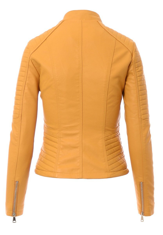 Damska Kurtka Ramoneska Debora Camel