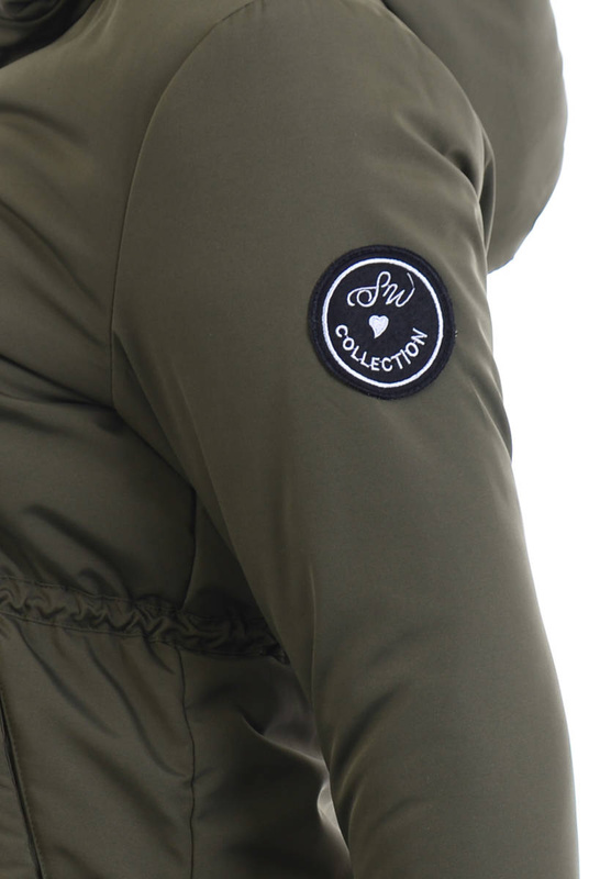 Damska Kurtka Ortalionowa Honorata Zielona
