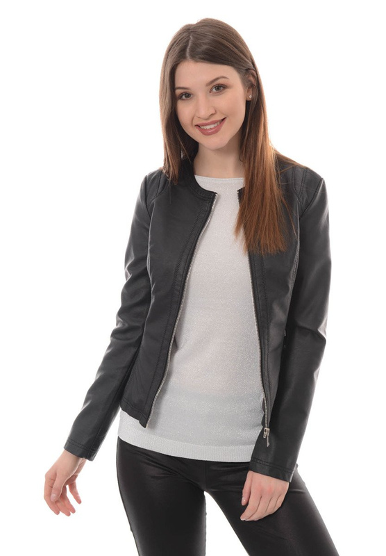 Rewelacyjna Damska Kurtka Ramoneska Czarna