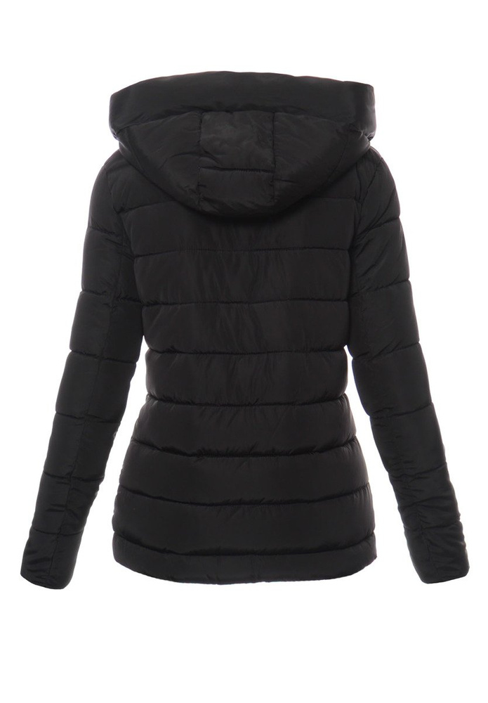 Damska Zimowa Kurtka Ortalionowa Lea Czarna
