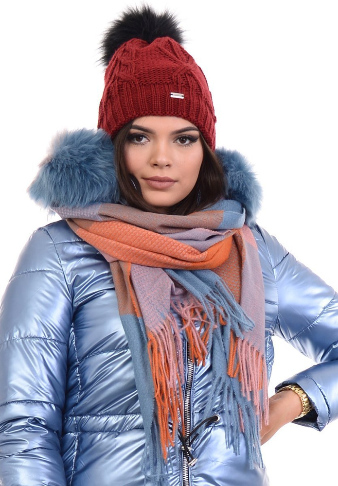 Damska Kurtka Ortalionowa Adelajda Niebieska