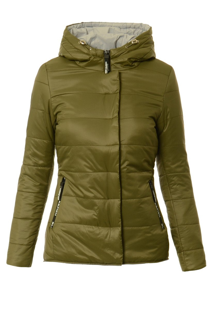 Damska Jesienna Wiosenna Kurtka Paula Oliwkowa