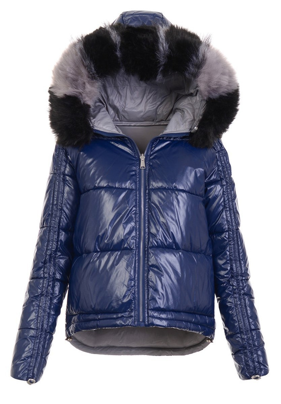 Damska Kurtka Ortalionowa Ewelina Granatowa