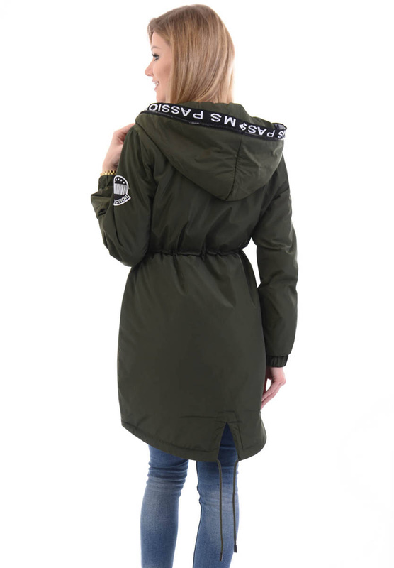 Kurtka Dwustronna Wiosenna Matylda Khaki