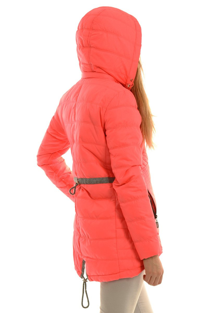 Damska Jesienna Wiosenna Kurtka Tamara Różowa Neonowa