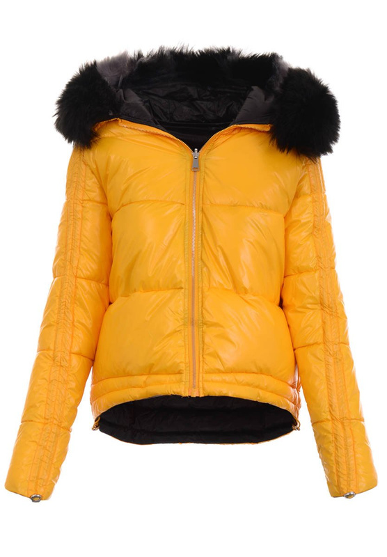 Damska Kurtka Ortalionowa Ewelina Żółta