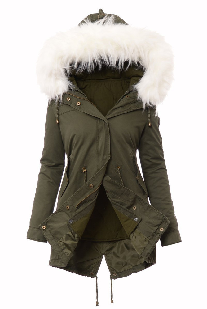 Parka Wiosenno Zimowa 2w1 Zielona