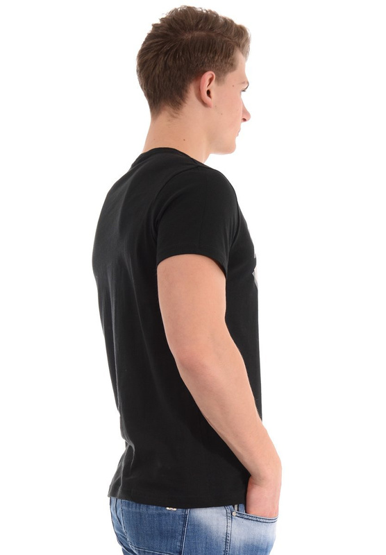 Męska Koszulka T-Shirt Nadruk Czarna