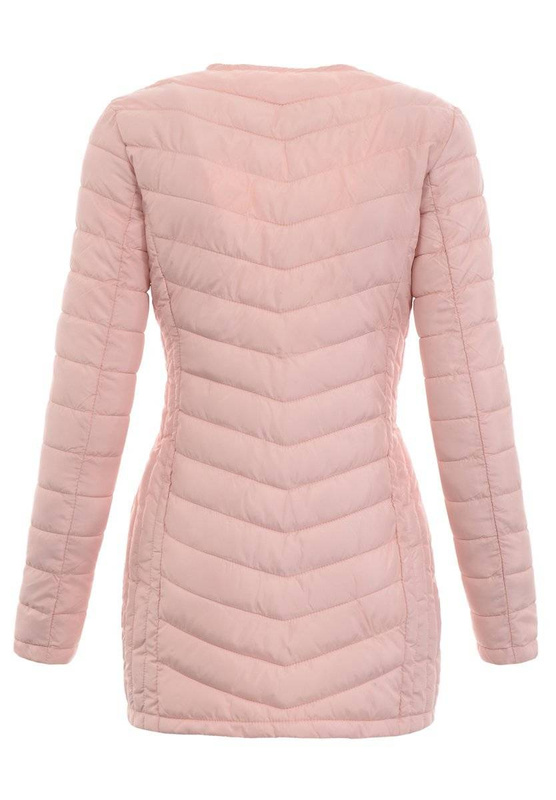 Damska Wiosenna Kurtka Bernadeta Pudrowo Różowa