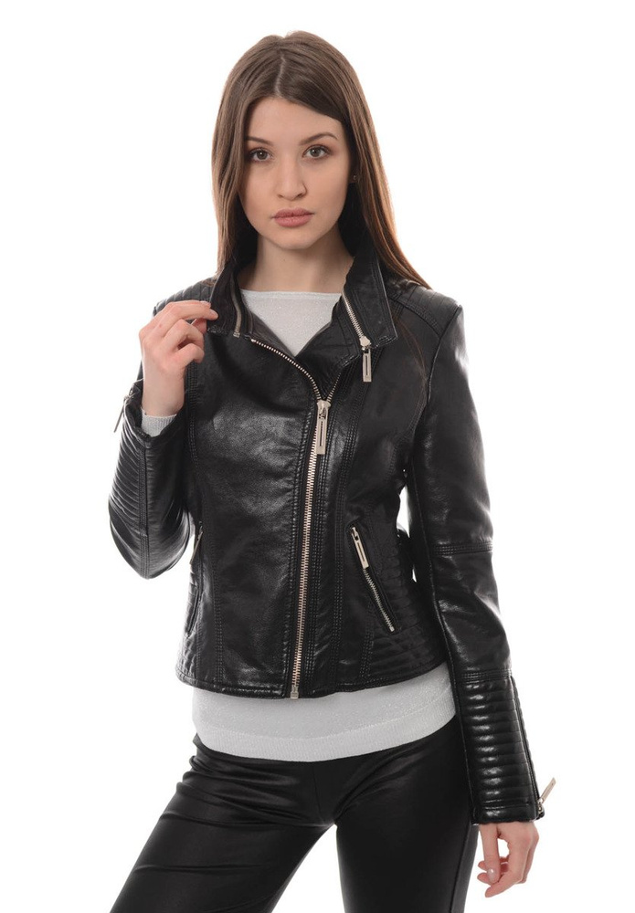 Rewelacyjna Damska Kurtka Ramoneska Tatiana Czarna