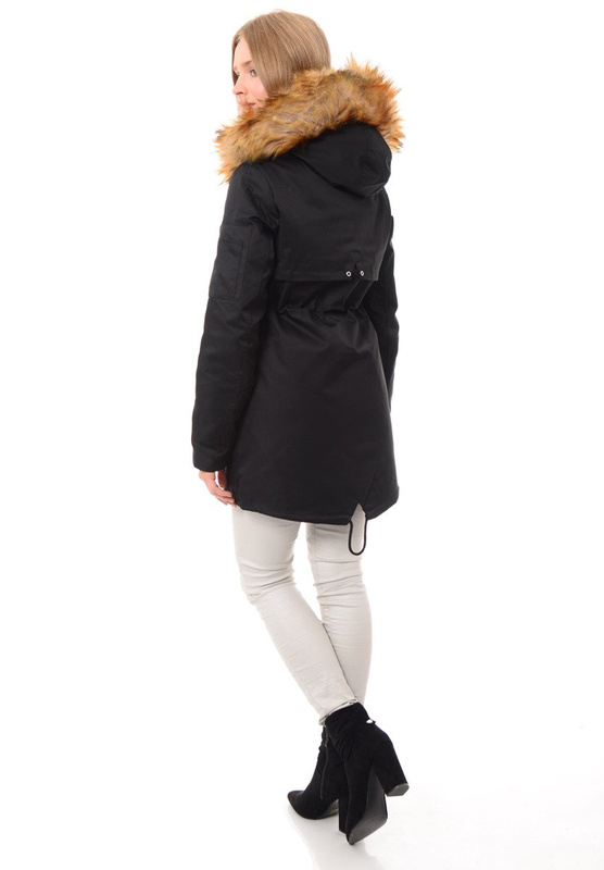 Damska Kurtka Parka 2w1 Amelia Czarna