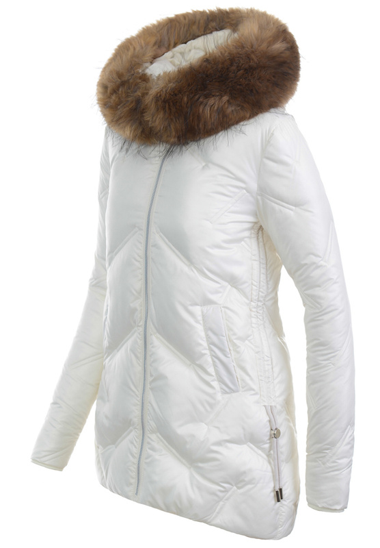 Damska Kurtka Zimowa Ofelia Ecru