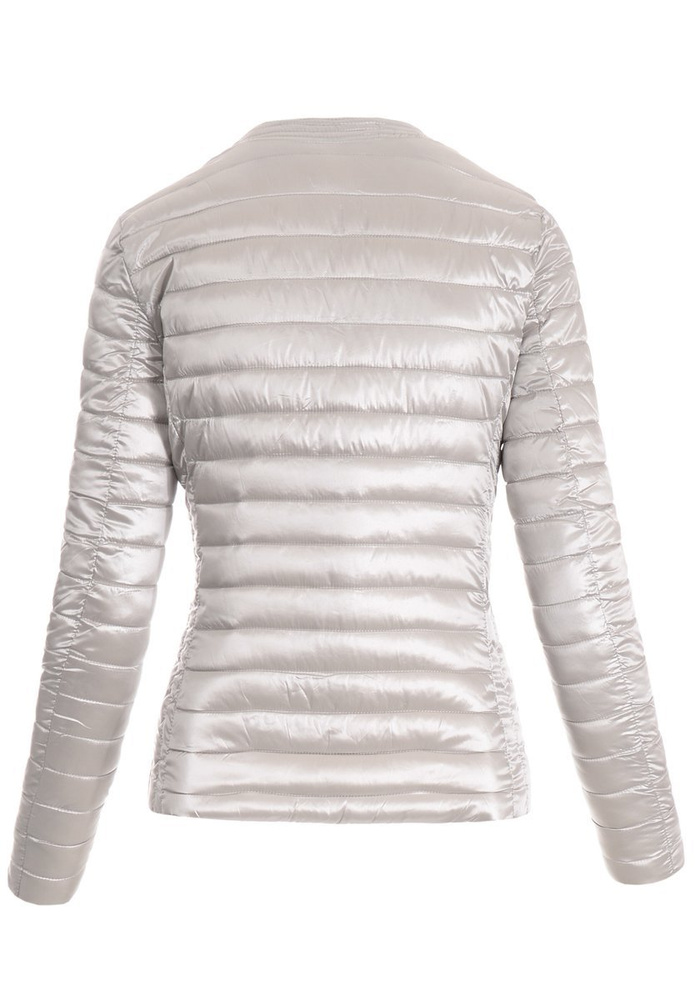 Damska Wiosenna Kurtka Arleta Srebrna