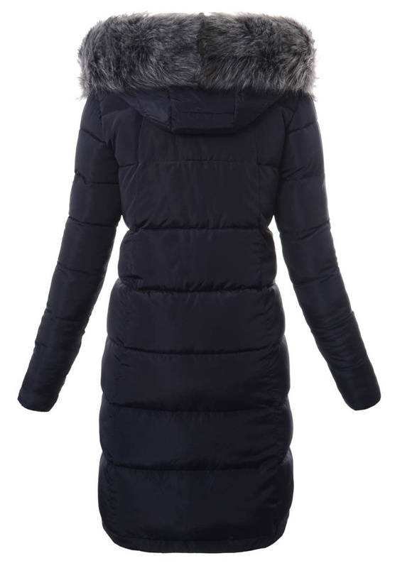 Damska Zimowa Kurtka Ortalionowa Granatowa