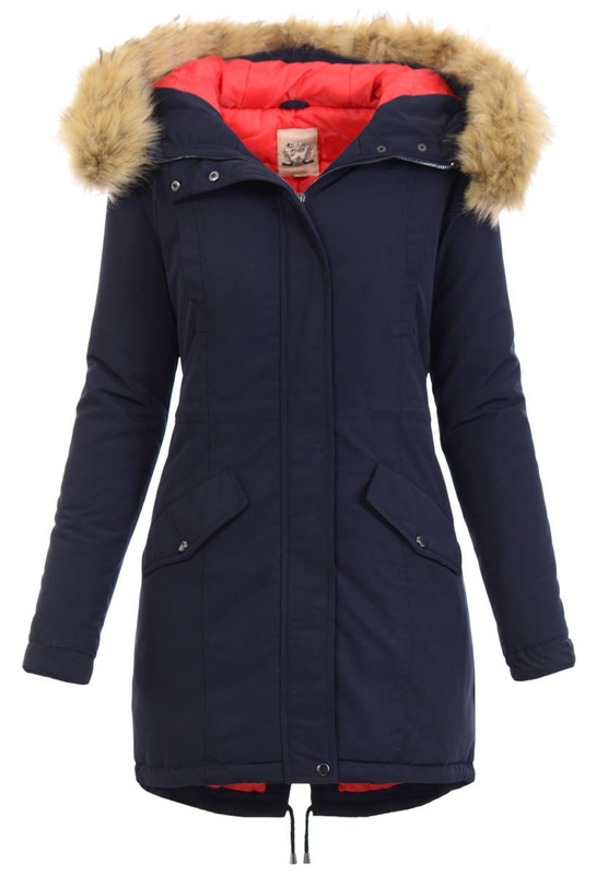 Kurtka Zimowa Antonia Granatowa