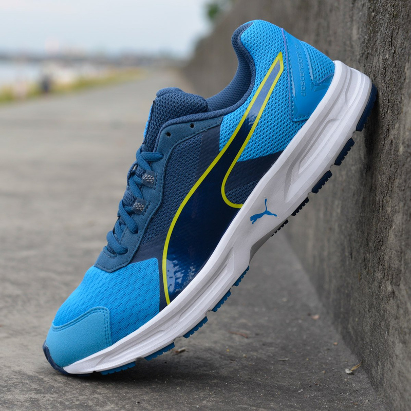 Męskie Buty Sportowe Puma Descendant v3 Running Niebieskie