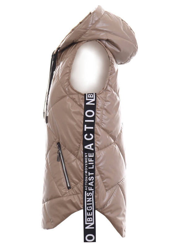 Damska Kamizelka Bezrękawnik Sybilla Capucino