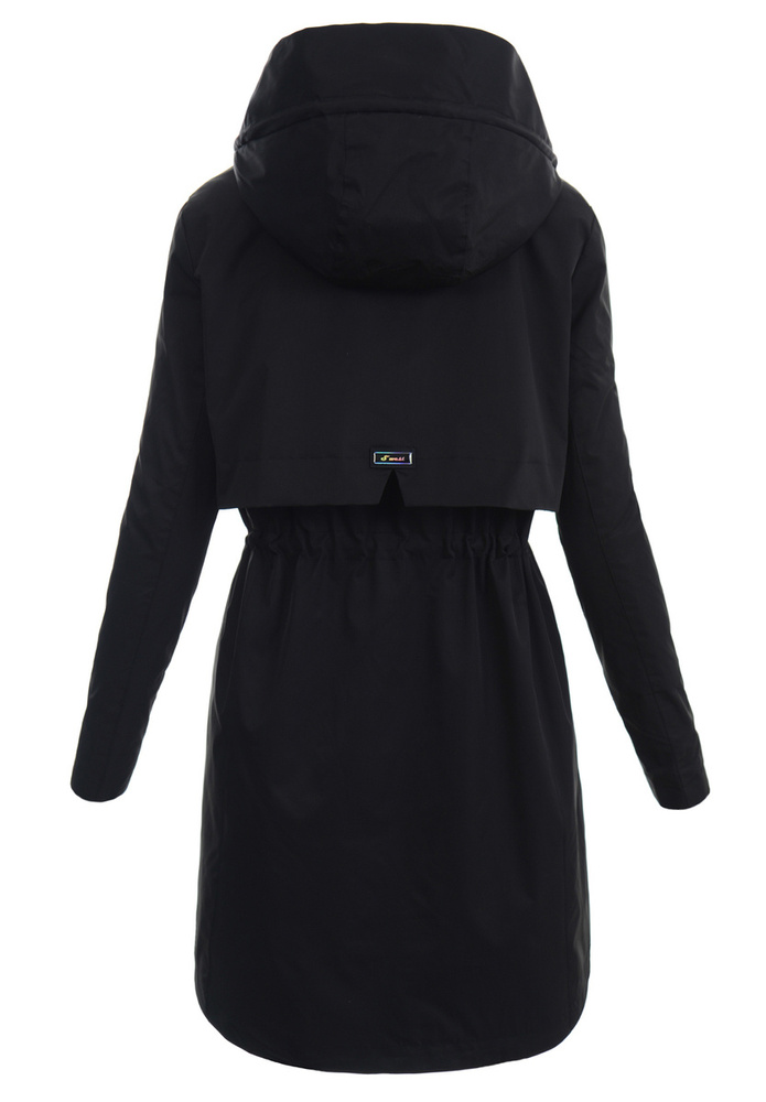 Damska Wiosenna Kurtka Płaszcz Parka Oksana Czarna