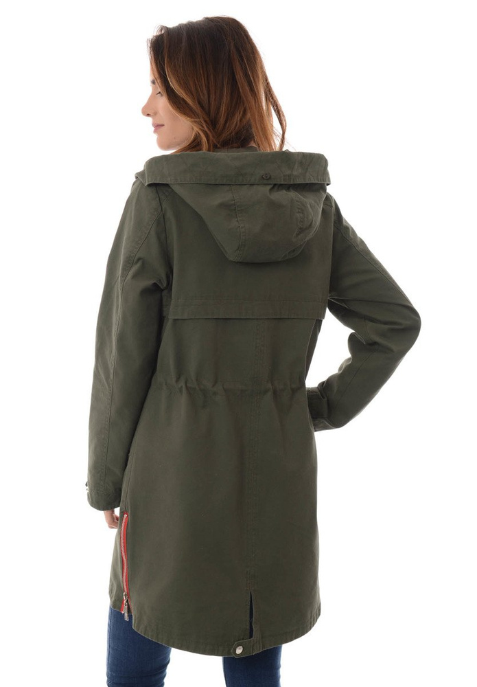 Damska Kurtka Parka Zimowa 2w1 Nataly Zielona