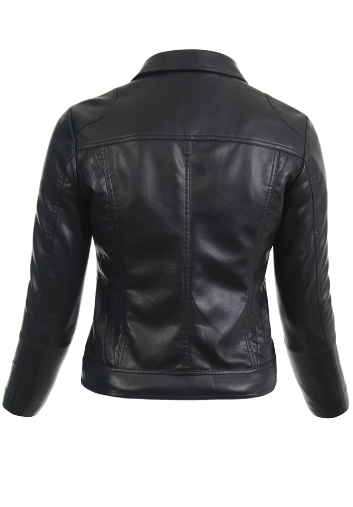 Damska Kurtka Ramoneska Emilie Czarna