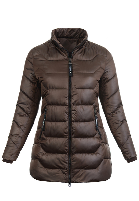 Damska Kurtka Ortalionowa Irmina Brązowa