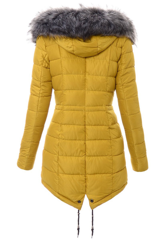 Kurtka Zimowa Nina Żółta