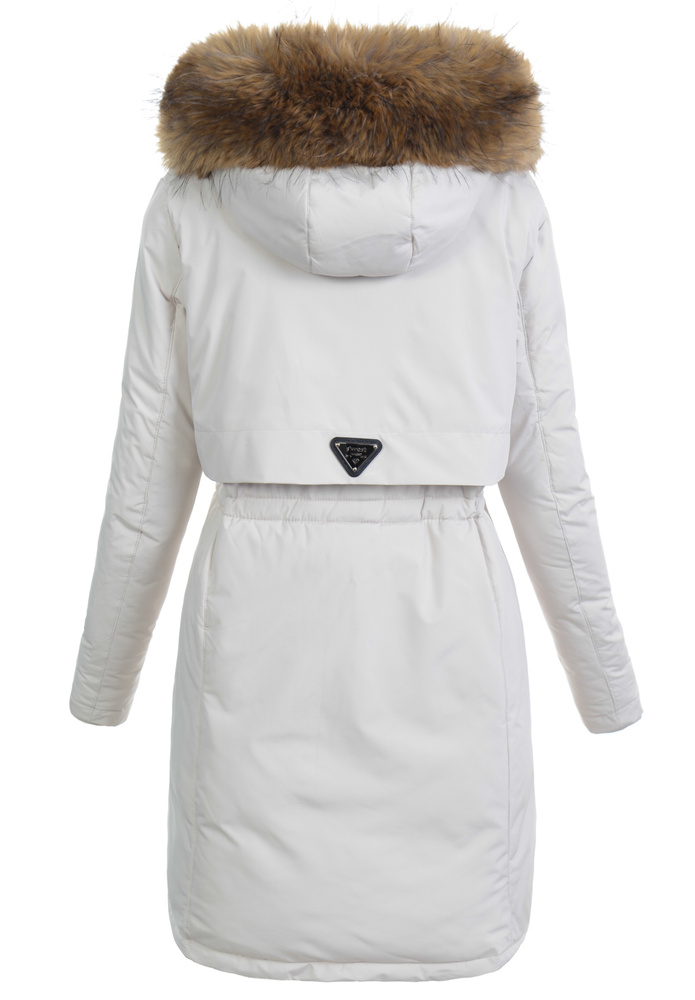 Damska Kurtka Zimowa Elwira Ecru