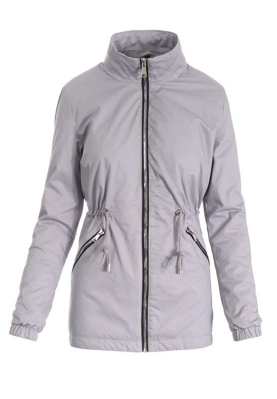 Kurtka Parka Wiosenna Damiana Szara