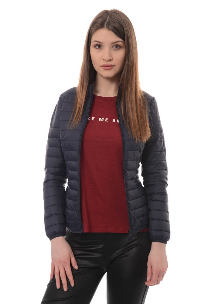 Damska Wiosenna Kurtka Granatowa