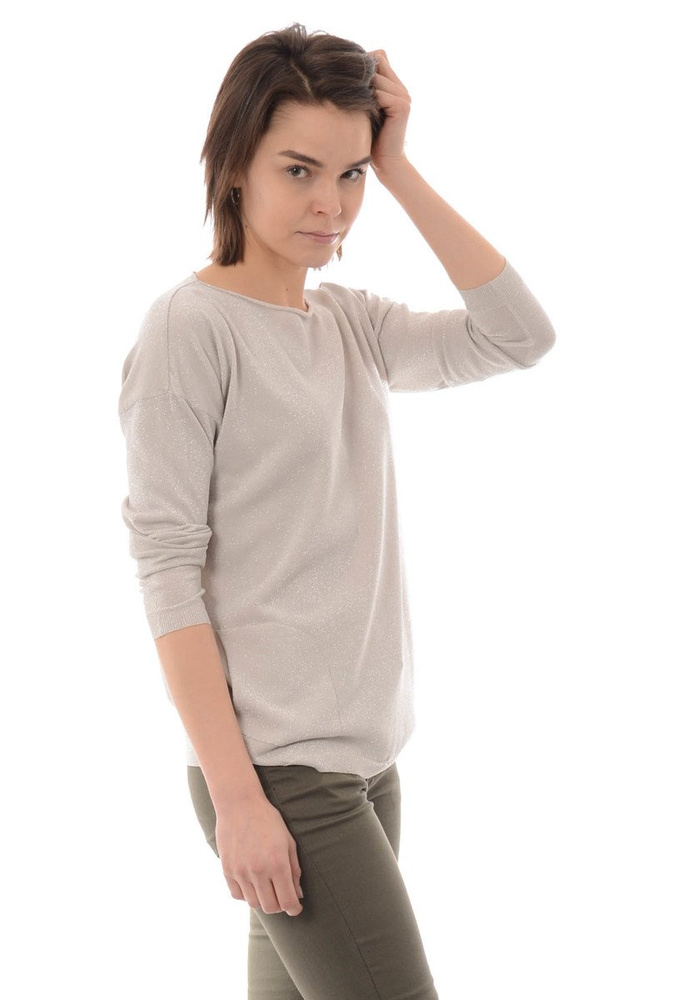 Damska Bluzka Oversize Szara