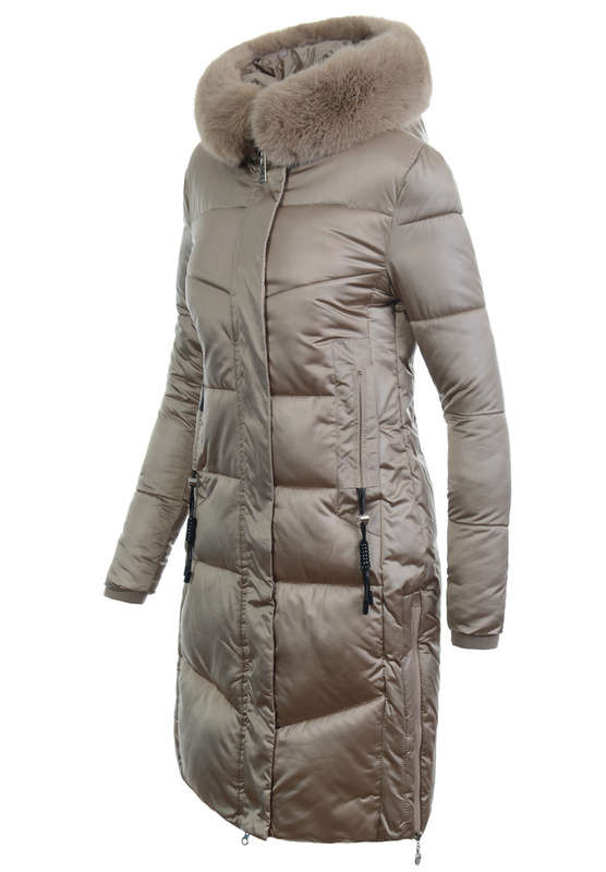 Damska Kurtka Zimowa Jolanta Cappuccino