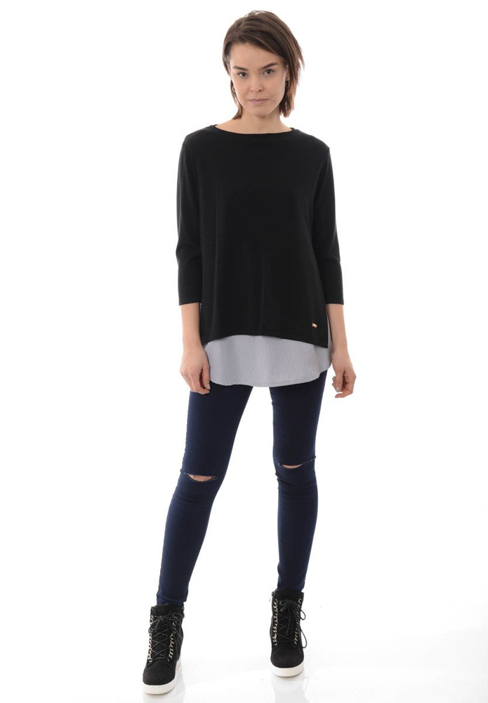 Damska Bluzka Oversize Czarna