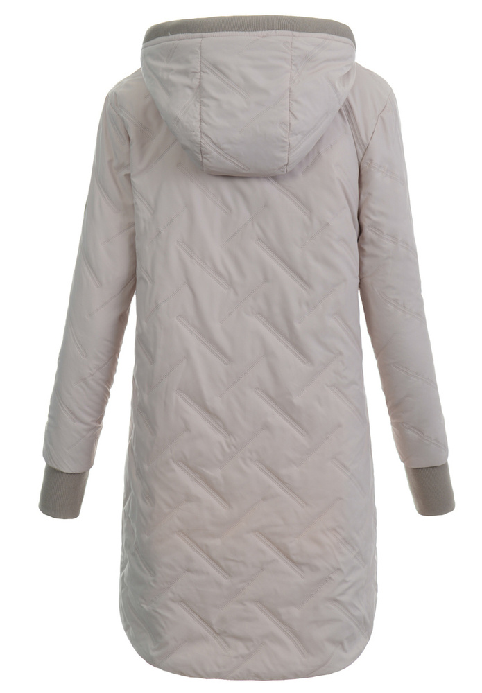 Damska Kurtka Przejściowa Wiosenna Jaśmina Perłowo Beżowa