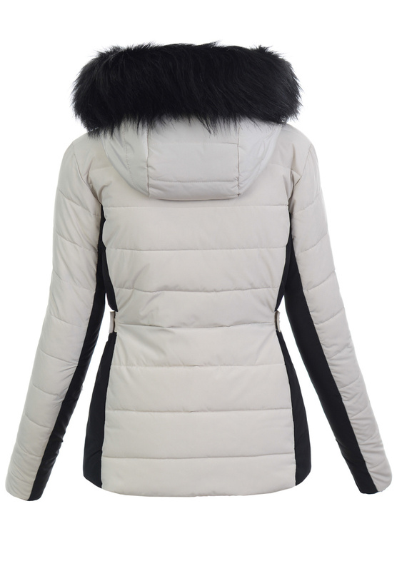 Damska Kurtka Zimowa Rose Ecru