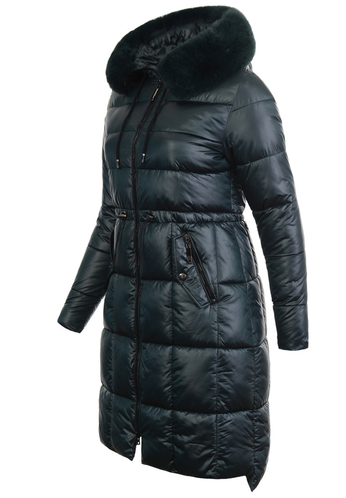 Damska Kurtka Pikowana Julita Zielona