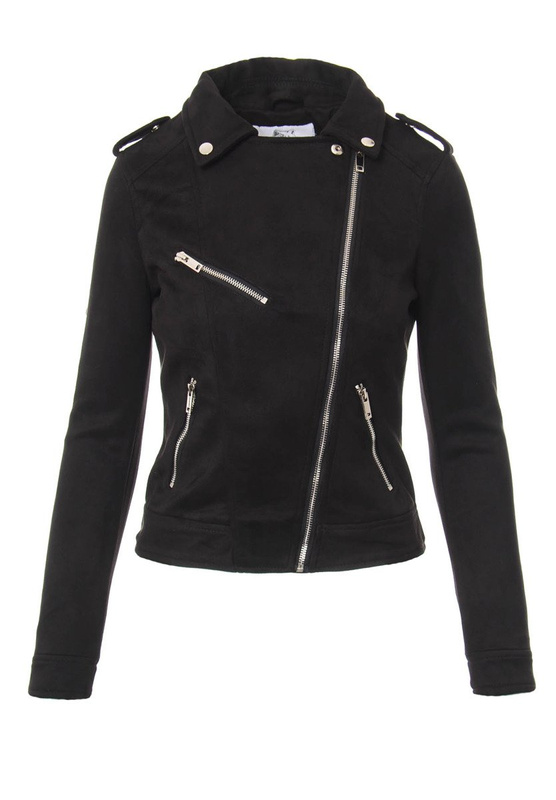 w Kolorze Czarnym z Zamszu