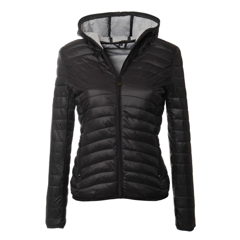 Damska Wiosenna - Jesienna Kurtka Ortalionowa Veronica Czarna