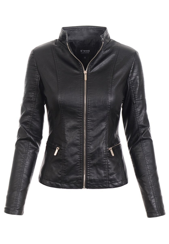 Damska Kurtka Ramoneska Rebeka Czarna