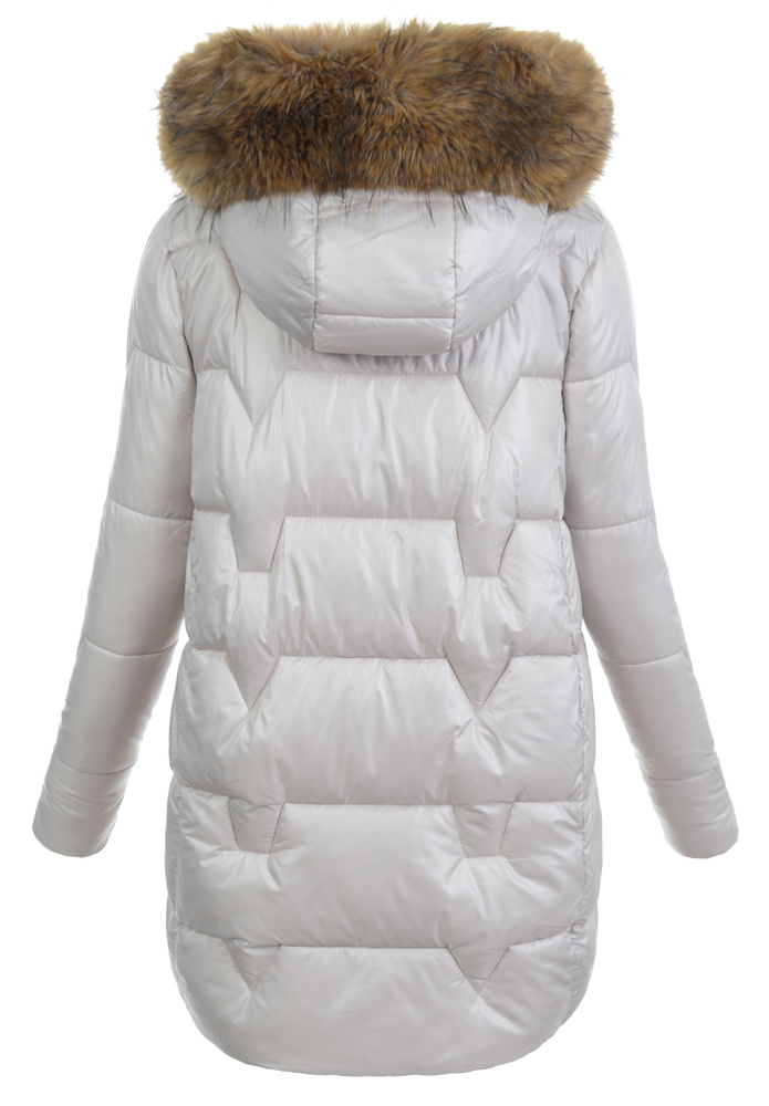 Damska Kurtka Ortalionowa Krystyna Jasno Beżowa