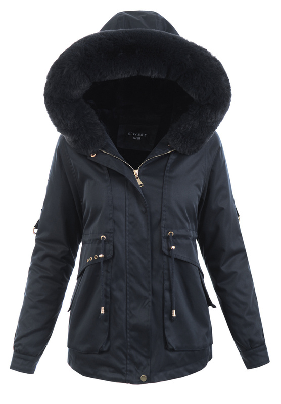 Damska Kurtka Parka Renata Czarna