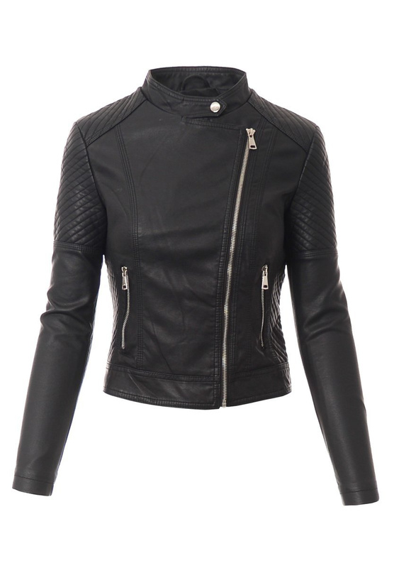 Damska Kurtka Ramoneska Urszula Czarna