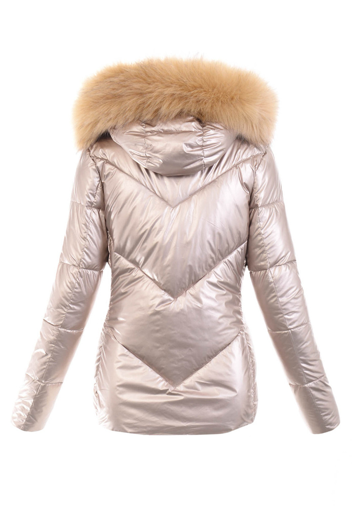 Damska Kurtka Zimowa Amelia Złota