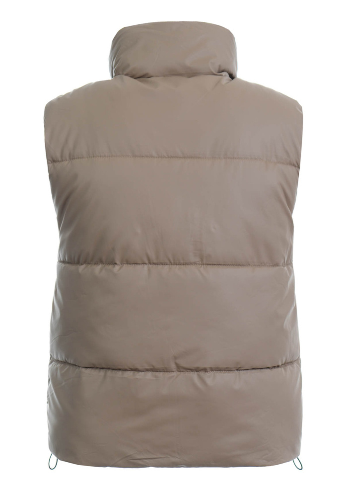 Damska Kamizelka Bezrękawnik Kalina Beżowy