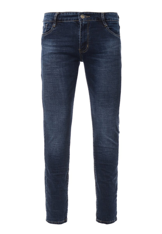 Męskie Spodnie Jeansowe Granatowe