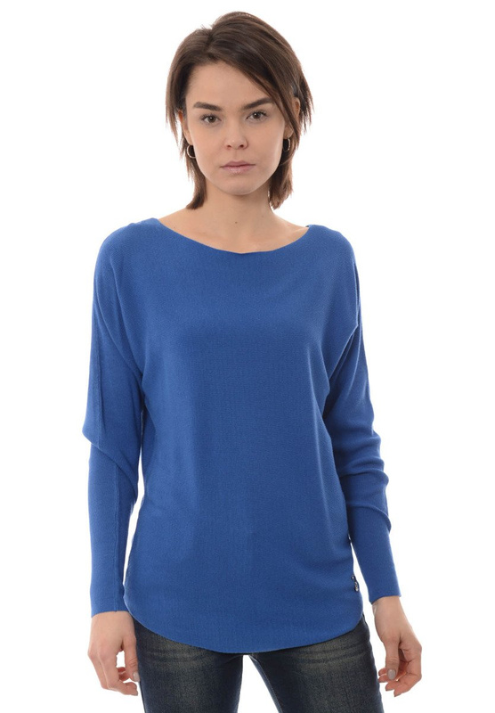 Damska Bluzka Oversize Niebieska