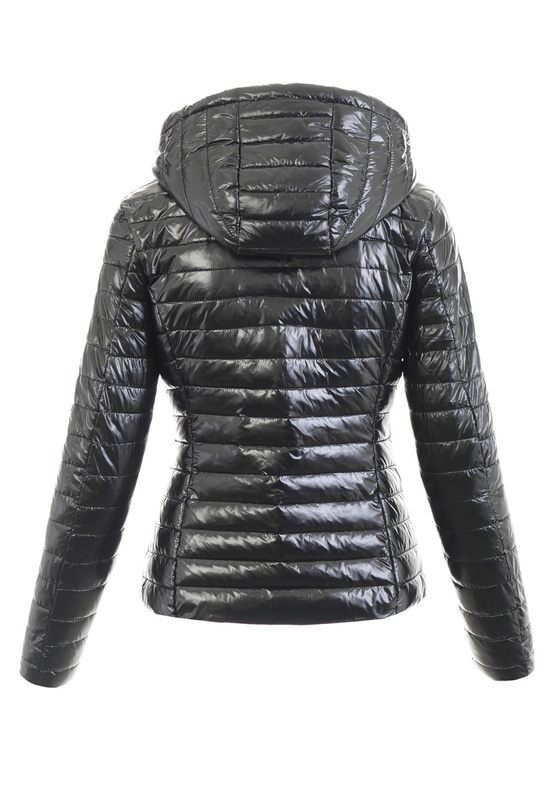 Damska Kurtka Ortalionowa Wiosenna Amelia Czarna